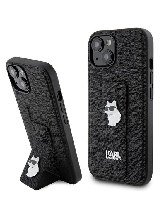 Etui na telefon KARL LAGERFELD, Czarne, iPhone 15 Plus