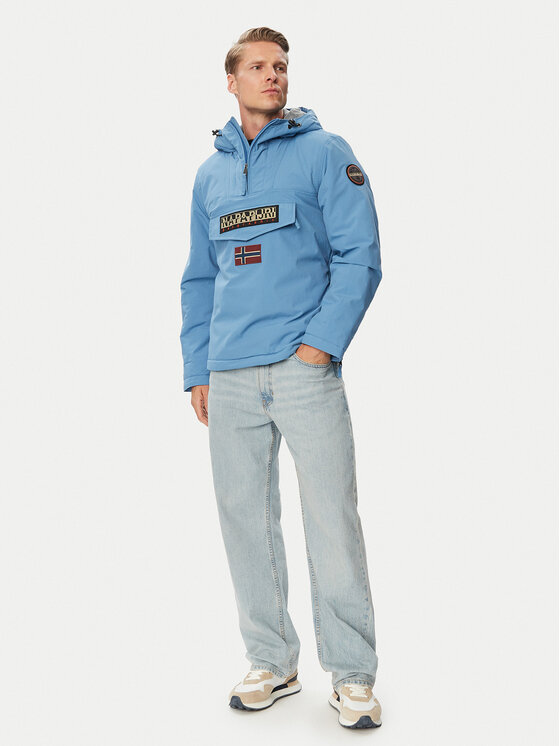 Napapijri Napapijri Kurtka anorak Rainforest Winter 3 P0A4GMC Niebieski Regular Fit
