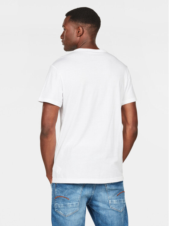 G-Star Raw G-Star Raw Majica Holorn D08512-8415 Bela Regular Fit