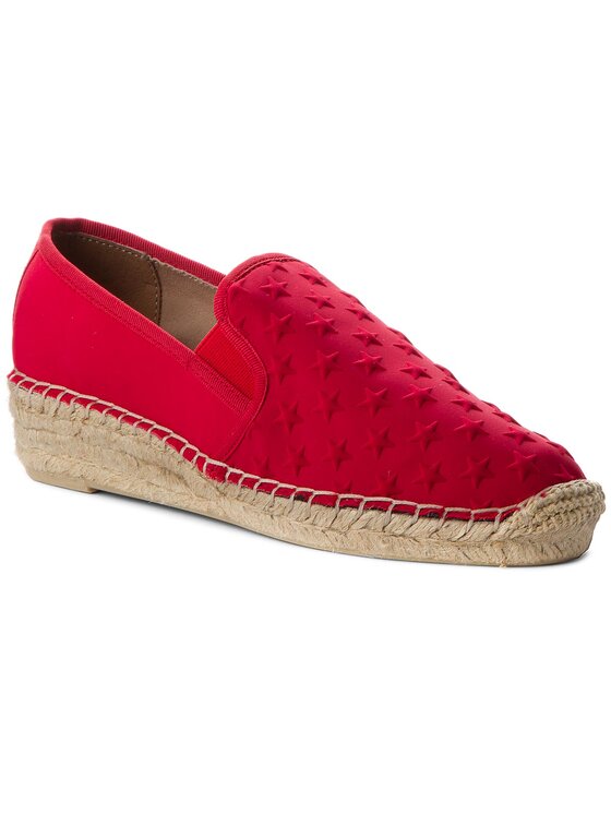 Tommy Hilfiger Espadrilles Corporate Slip On Espadrille FW0FW02263 Rot Modivo