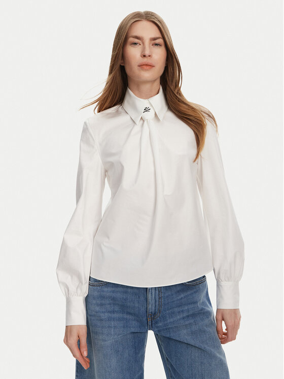 KARL LAGERFELD Košeľa A2W11004 Biela Regular Fit