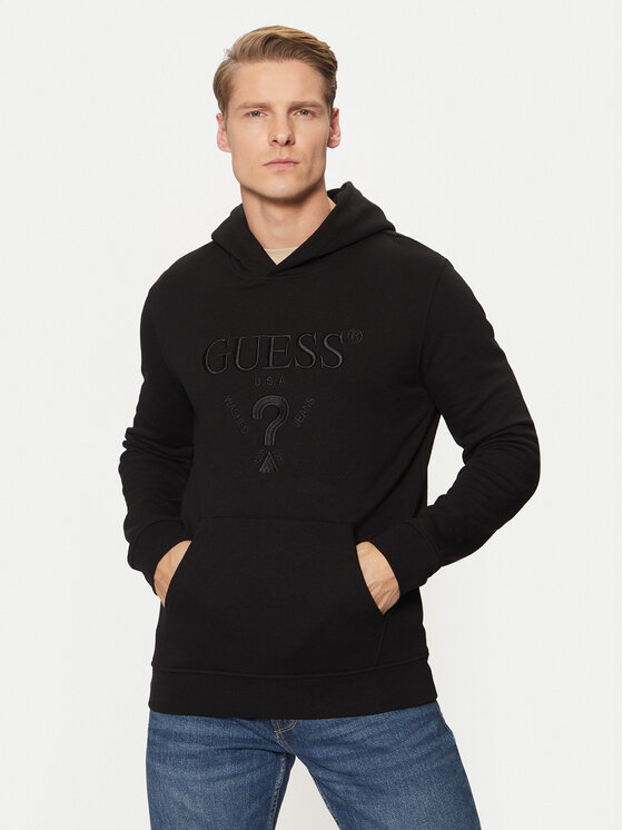 Guess Mikina M5RQ36 KCN01 Čierna Regular Fit