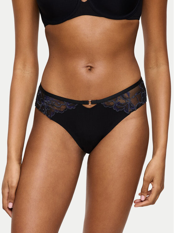 Triumph Triumph Braziljske spodnje hlačke Wild Gardenia Florale 10224873 Črna