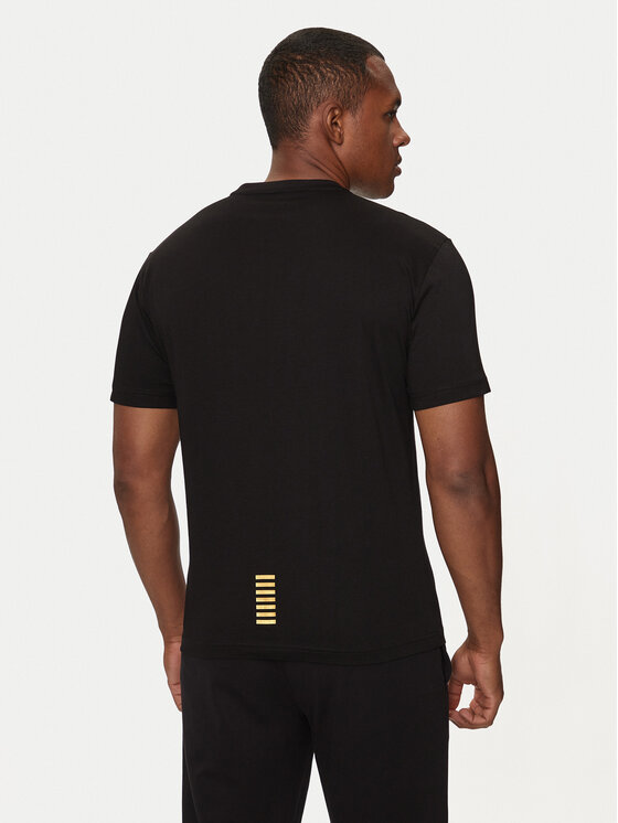EA7 Emporio Armani EA7 Emporio Armani Póló 8NPT25 PJVPZ 0208 Fekete Regular Fit