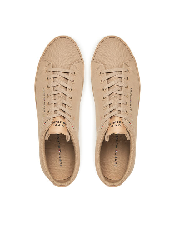 Tommy Hilfiger Tommy Hilfiger Tenisice Th Hi Vulc Low Core Canvas FM0FM05396 Bež