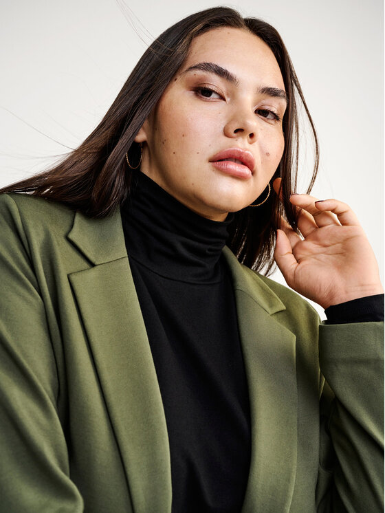 Zizzi Zizzi Піджак J21008J Зелений Regular Fit