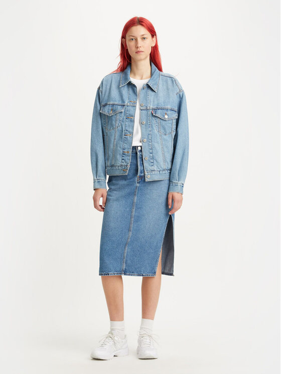 Levi's® Levi's® Fustă de blugi A47110000 Albastru Regular Fit