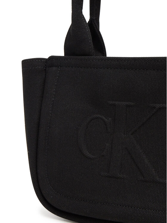Calvin Klein Jeans Calvin Klein Jeans Geantă Summer Canvas Mini Tote LV04K3160G Negru