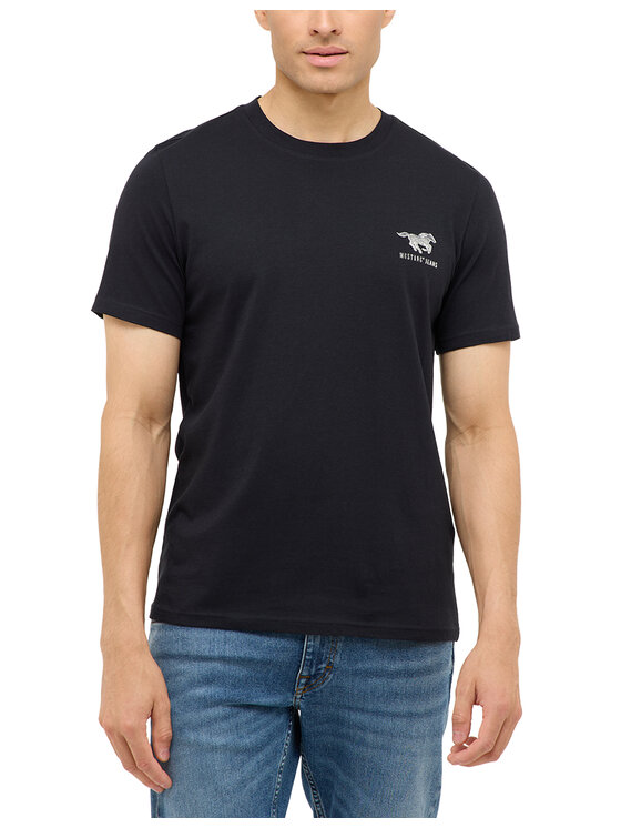 Mustang Mustang T-Shirt Style Austin Czarny Regular Fit