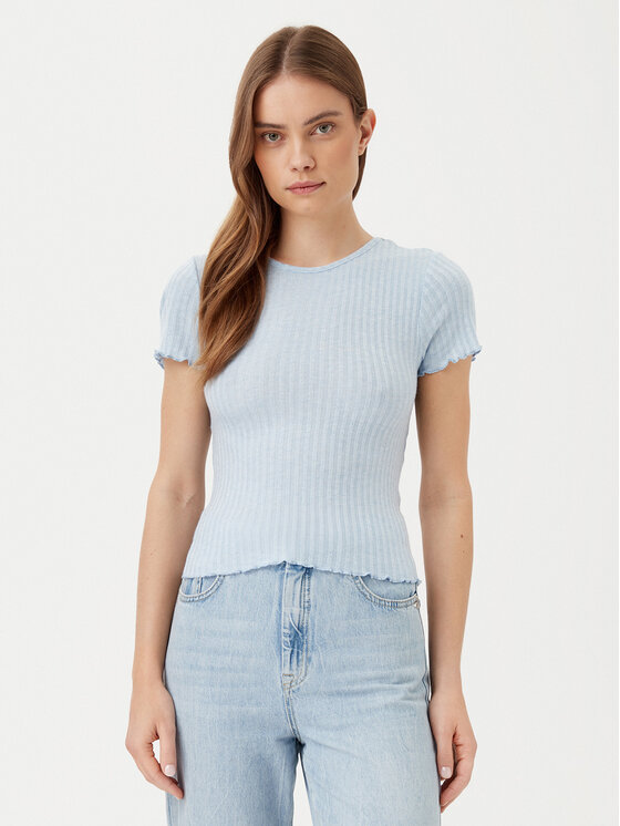 Noisy May Noisy May T-särk Berry 27015446 Sinine Slim Fit