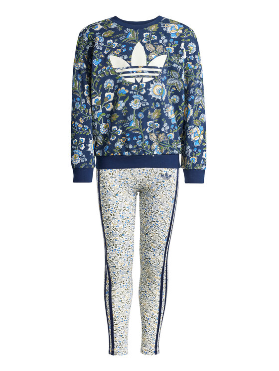 adidas adidas Komplet bluza i legginsy Liberty London JV7804 Czerwony Loose Fit