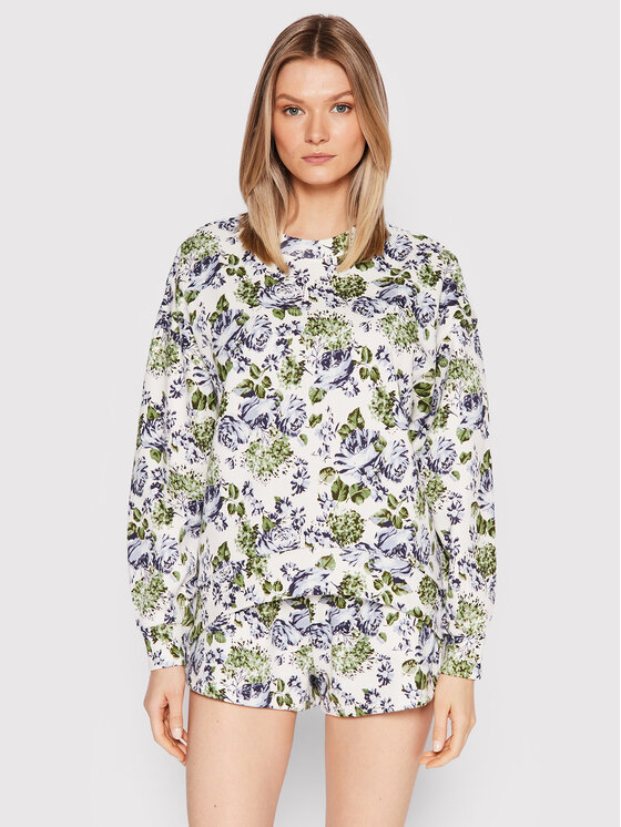 Felpa 19464-0006 Bianco Relaxed Fit
