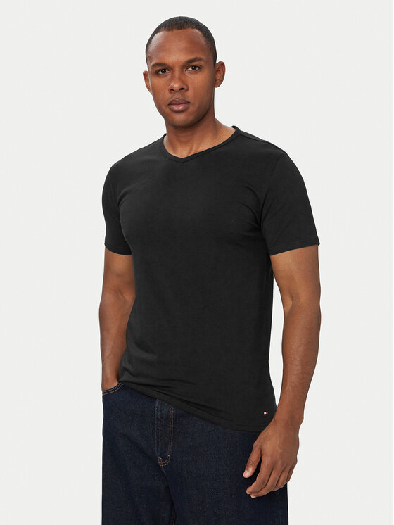 Tommy Hilfiger Tommy Hilfiger Komplet t-shirtów UM0UM03929 Czarny Slim Fit