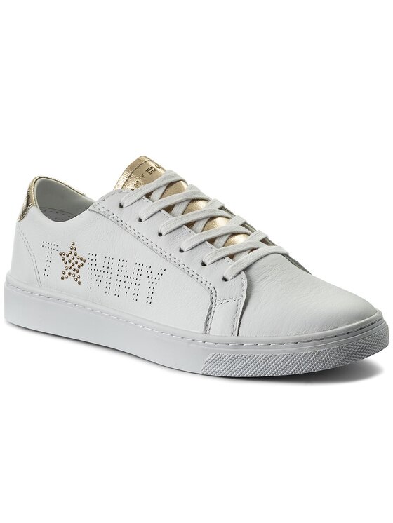 Tommy star metallic sneaker sales