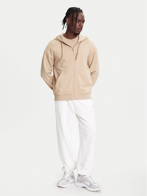 HUGO HUGO Pulóver Dapozip 50548651 Bézs Relaxed Fit