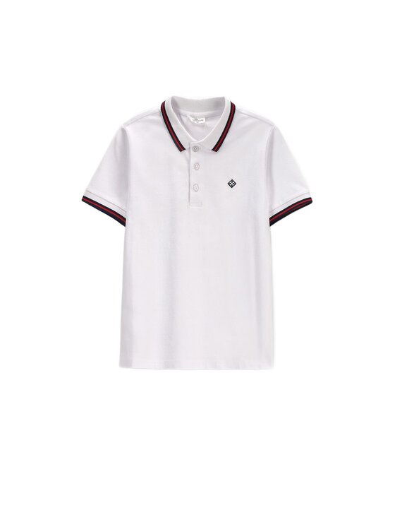 Coccodrillo Coccodrillo Polokošeľa ZC6143601EJB-001 Biela Regular Fit