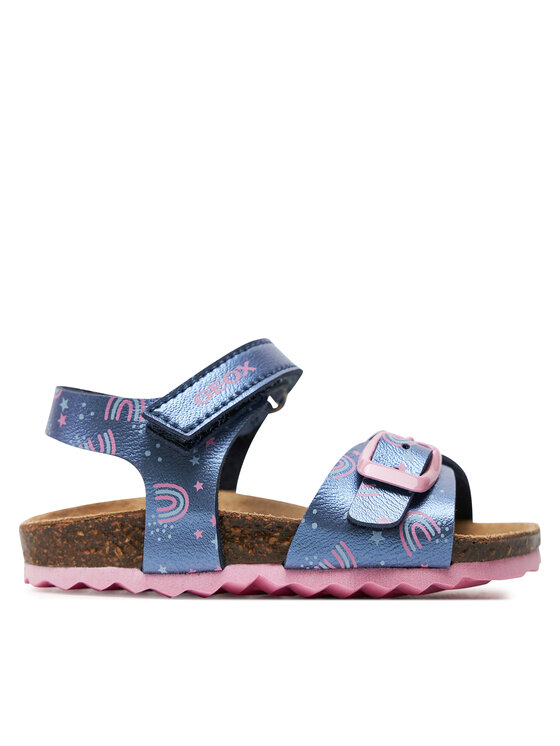 Geox Sandały B Sandal Chalki Girl B922RA 000NF CF48T M Granatowy