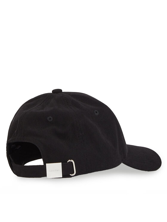 Calvin Klein Calvin Klein Czapka z daszkiem Corduroy Cotton Cap K60K612894 Czarny