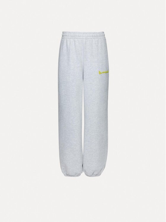 La Mania La Mania Spodnie dresowe LAI Szary Basic Fit