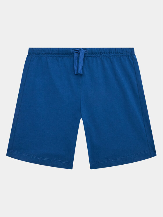 United Colors Of Benetton United Colors Of Benetton Komplet majica in kratke hlače 3096CK006 Bela Regular Fit