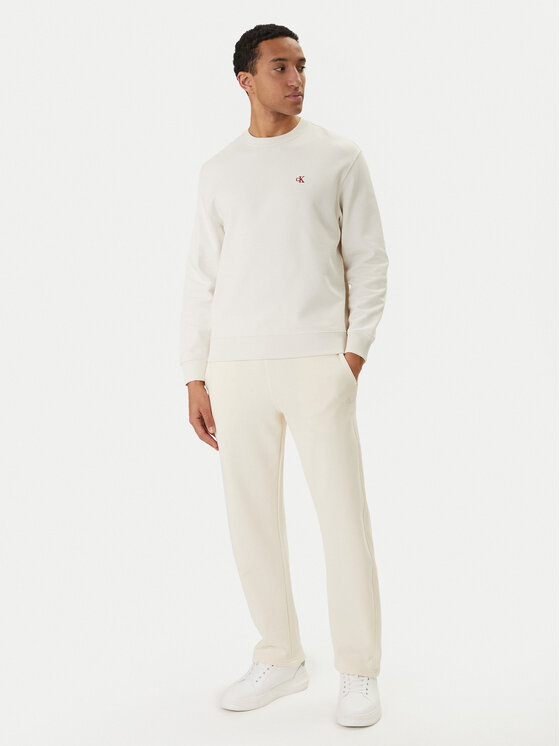 Calvin Klein Jeans Calvin Klein Jeans Teplákové kalhoty Monogram LV047F210G Béžová Regular Fit