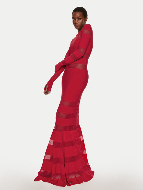 NORMA KAMALI NORMA KAMALI Rochie de seară KK4233PM808946 Roșu Slim Fit