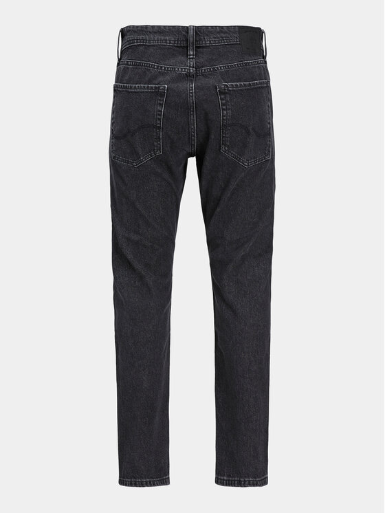 Jack & Jones Jack & Jones Džínsy Chris 12250230 Čierna Relaxed Fit