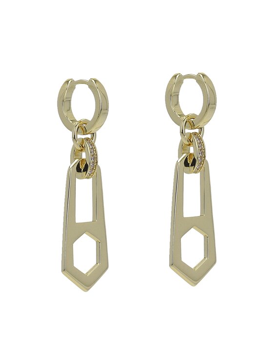 Orecchini Zipper Hoops HOL22-E-ZH-G Oro