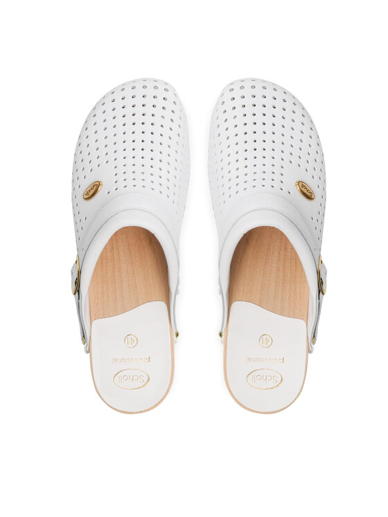 Scholl Scholl Шльопанці Clog M20078 1065 Білий