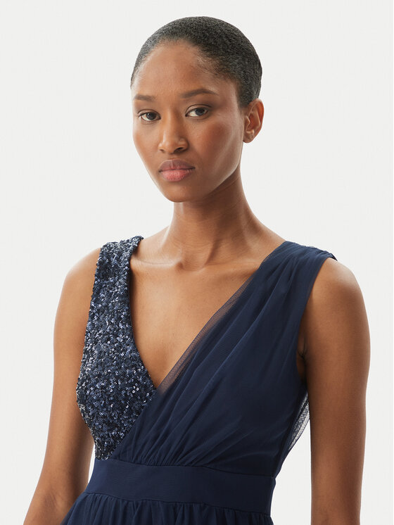 Rinascimento Rinascimento Õhtune kleit CFC0123704003 Tumesinine Regular Fit