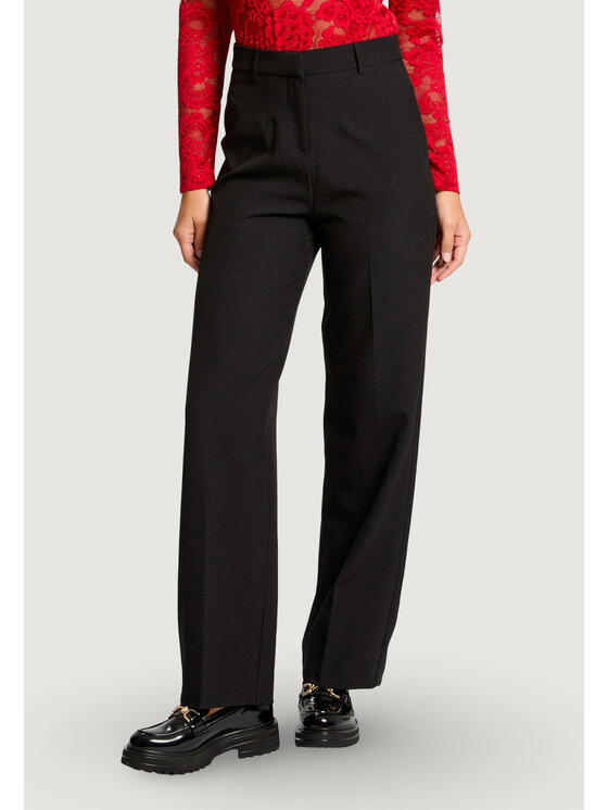 Morgan De Toi Morgan De Toi Pantaloni chino 242-POYA.F Nero Casual Fit