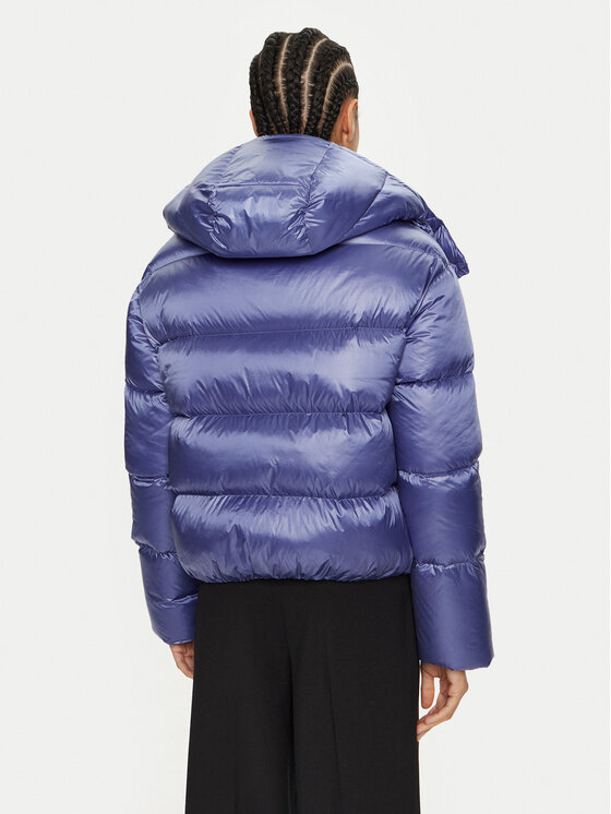 Patrizia Pepe Patrizia Pepe Kurtka puchowa 2O0050 A9M0 Fioletowy Regular Fit