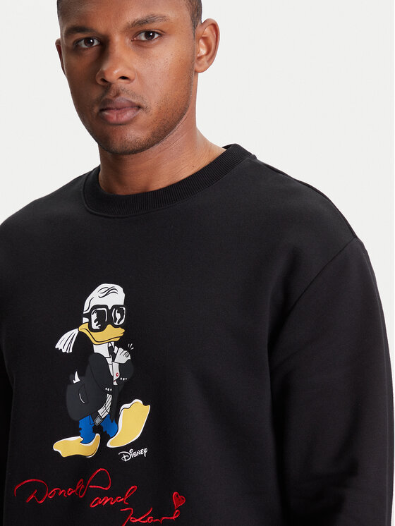 KARL LAGERFELD KARL LAGERFELD Sweatshirt 705098 553930 Schwarz Regular Fit