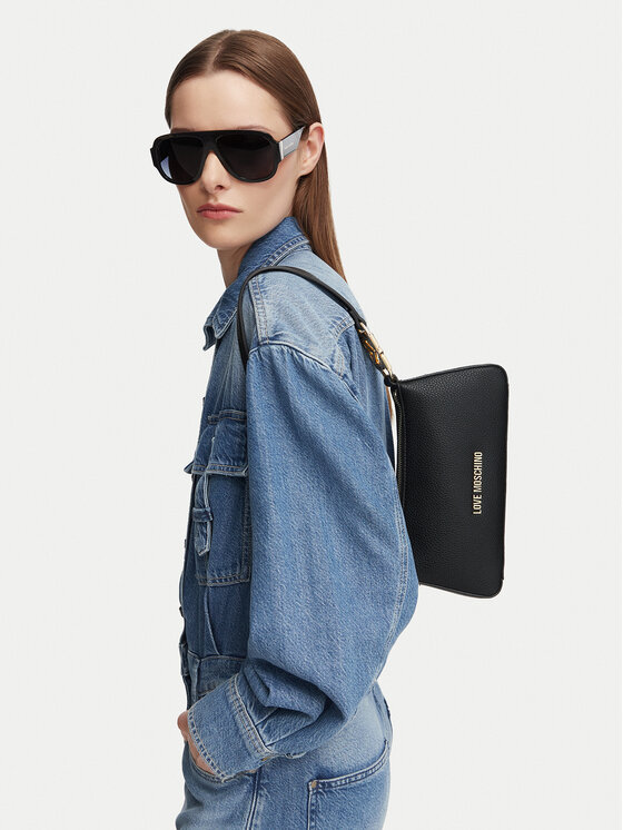 LOVE MOSCHINO Ročna torba JC4007PP1PLB0000 Črna