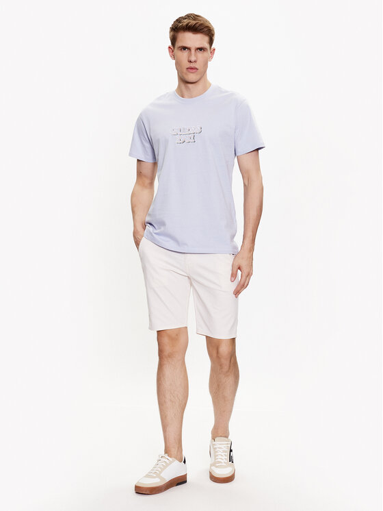 Guess Guess T-särk Logo M3GI30 K8FQ4 Sinine Slim Fit