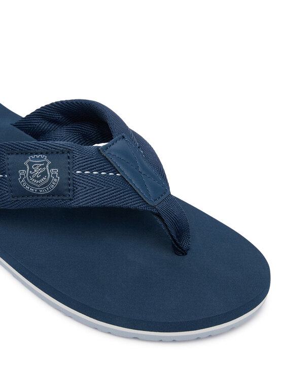 Tommy Hilfiger Tommy Hilfiger Šlepetės per pirštą Patch Hilfiger Beach Sandal FM0FM05804 Mėlyna