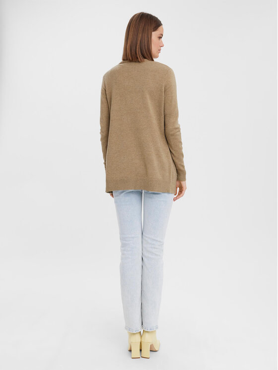 Vero Moda Vero Moda Kardiganas 10269434 Smėlio Regular Fit