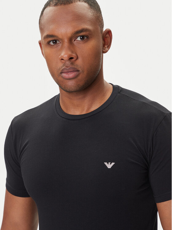 Emporio Armani Underwear Emporio Armani Underwear T-shirt EM000379 AF14133 UC001 Crna Fitted Fit