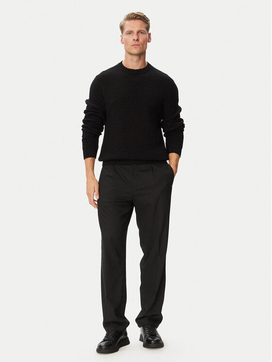 HUGO HUGO Pullover Sylas 50570271 Schwarz Regular Fit
