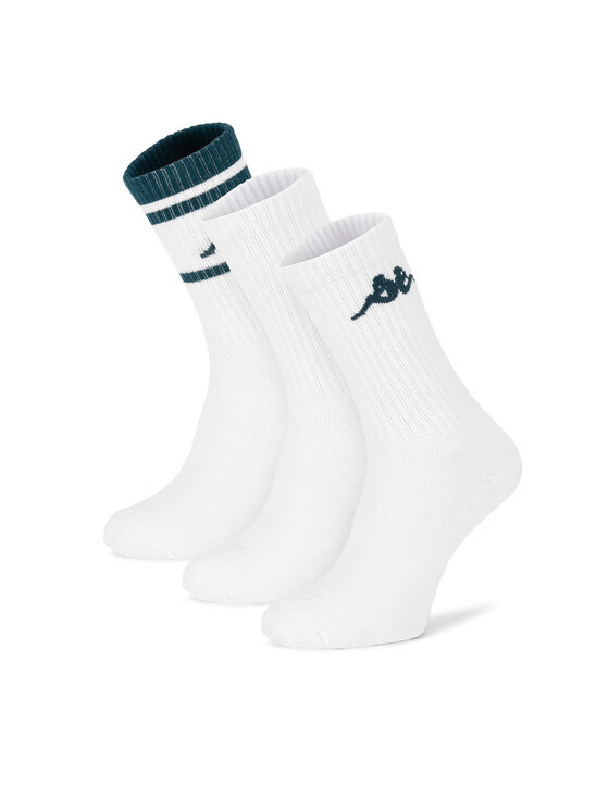 Șosete Kappa KR_SUPERT_SS25 (3-PACK) Alb