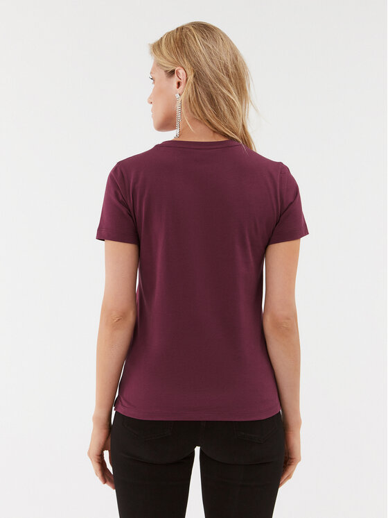 Guess T shirt W3BI44 I3Z14 Bordeaux Regular Fit