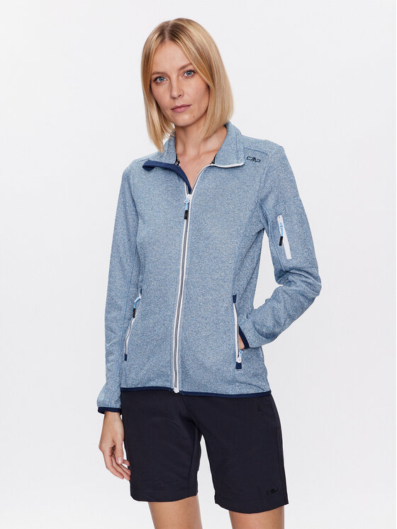 CMP Bluză 30H5866 Turcoaz Regular Fit
