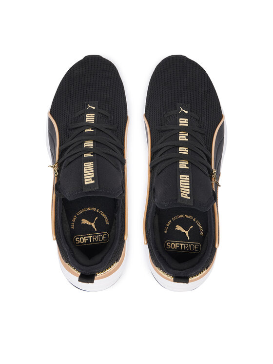 Puma Puma Sneakersy Softride Sabrina Polished Chrome Wns 313719 01 Czarny
