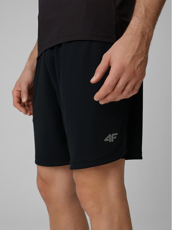 4F 4F Szorty sportowe NO LIMITS Czarny Regular Fit
