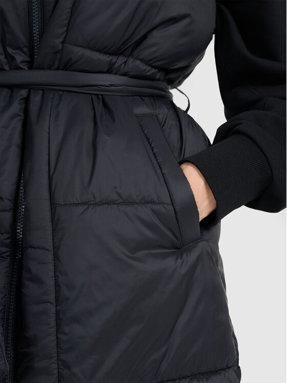 4F 4F Kamizelka APRES SKI Czarny Regular Fit