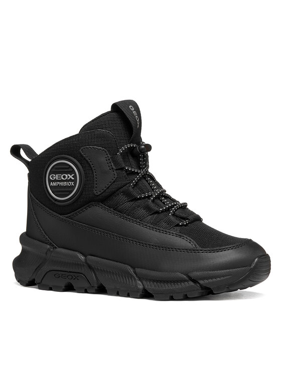 Geox Geox Kotníková obuv J Flexyper Plus Boy B Abx J66LCF 0FUCE C9999 M Černá