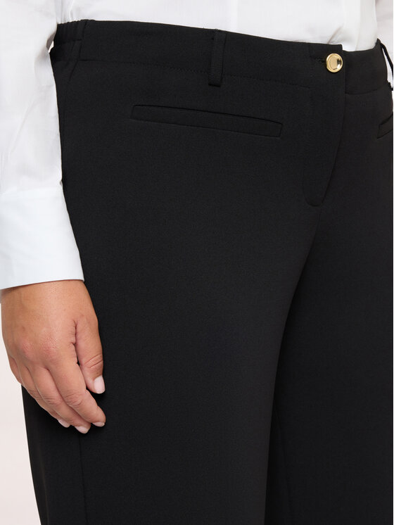 Fiorella Rubino Fiorella Rubino Spodnie materiałowe P052L002438N033 Czarny Regular Fit
