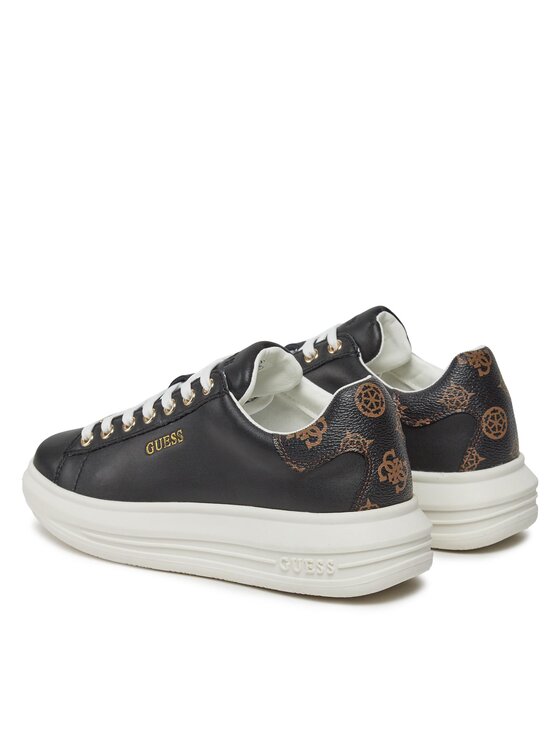 Guess Guess Sneakersy FL8VIB LEA12 Čierna