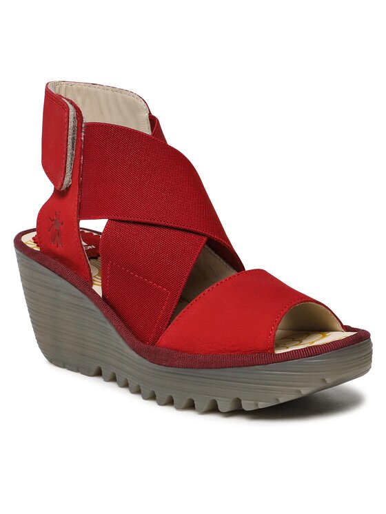 Fly london white wedge sandals deals