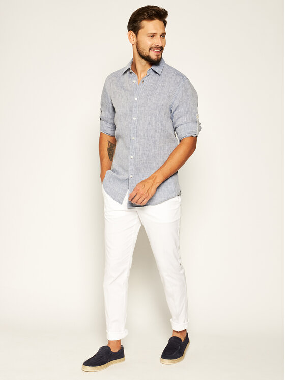 Camicia Lukas_53 50427135 Grigio Regular Fit